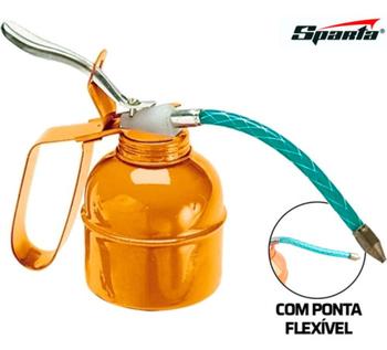 Imagem de Almotolia Metálica Com Ponta Flexível 300 Ml