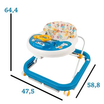 Imagem de Andador Infantil Musical P/ Bebê Bichinhos Styll Baby Cores