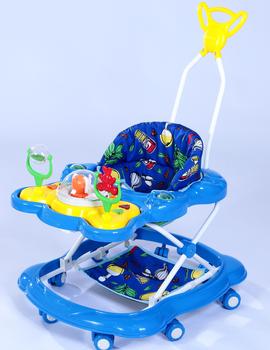 Imagem de Andador musical megaluxo infantil azul jumbobaby