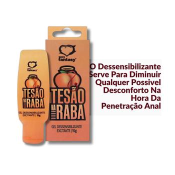 Imagem de Anestésico Anal Kit 4 Tesão Na Raba Gel Excitante E Lubrificante 15ml Dessesibilizante  Sexy Fantasy  Sex Shop Produtos Adultos