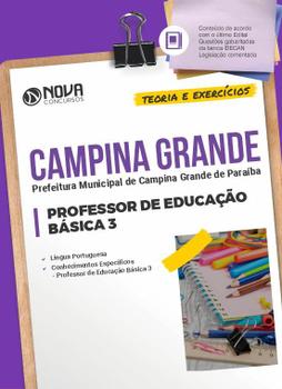 Imagem de Apostila Campina Grande PB 2023 Professor Educação Básica 3