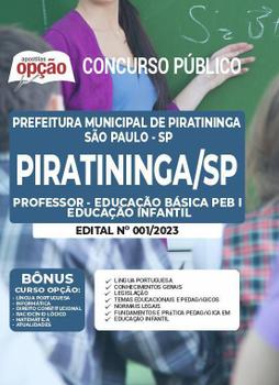 Imagem de Apostila Piratininga Sp 2023 - Professor - Educação Infantil