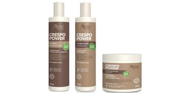 Imagem de Apse Crespo Power Co Wash e Condicionador e Creme de Pentear