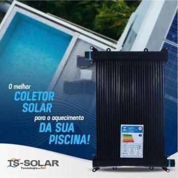 Imagem de Aquecedor Solar Piscinas - 28 Placas 3 mt - 25m² / 35.000 Litros  - Selo Inmetro - Ts Solar