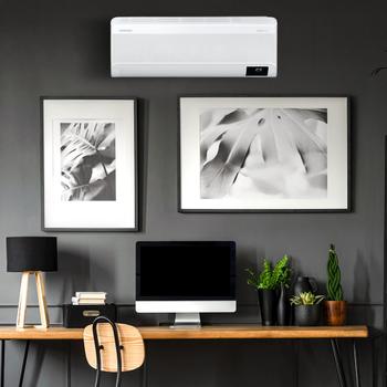 Imagem de Ar Condicionado Split Inverter Windfree Connect Samsung 12000 Btus Quente/frio 220V Monofásico AR12BSEAAWKNAZ 