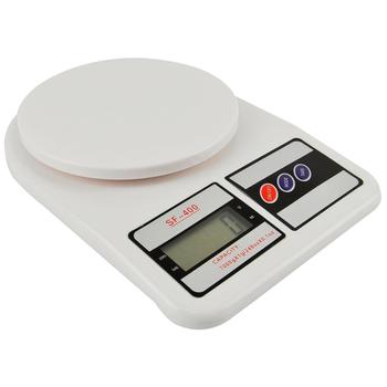 Imagem de Balança Digital Cozinha Receita E Dieta Precisão 1g Até 10kg Sf-400 Branco