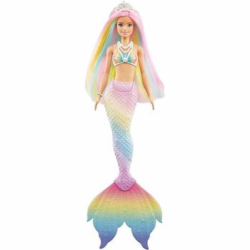 Imagem de Barbie Dreamtopia Sereia Muda de Cor Arco-Íris Mattel
