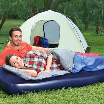 Imagem de Barraca Camping 2x2x1,35m + Colchão Casal C/ Bomba Infladora