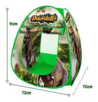 Imagem de Barraca Infantil Dobrável Toca Tenda Cabana Menino Dinossauro DM Toys DMT5618