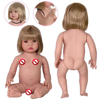 Imagem de Bebe Reborn Girafinha Boneca Silicone Girafa Loira Realista