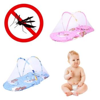 Imagem de Berço Bebe Portatil Mosquiteiro Infantil Tenda Menina Rosa