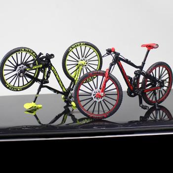 Imagem de Bicicleta Miniatura Star Amarela Escala 1:10 Bike Decoração