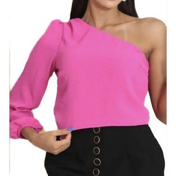 Imagem de Blusa cropped feminino mula manca manga longa duna moda feminina