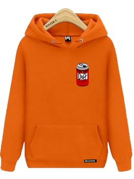 Imagem de Blusa de Moletom Fechada Estampada Duff Beer Cerveja Classic Flanelada Com Capuz e Bolso