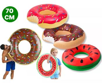 Imagem de Bóia Circular Rosquinha ou Melancia Redonda 70cm Infantil - Snel