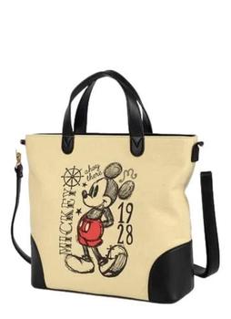 Imagem de Bolsa Mickey Mouse Ombro Tipo Sacola Disney Canvas Original