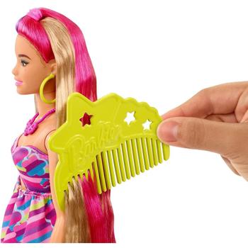 Imagem de Boneca Barbie Totally Hair Morena Borboleta - MATTEL