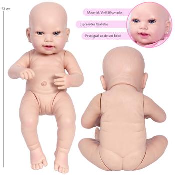 Imagem de Boneca Estilo Bebê Reborn Realista Baby Alive Menina e Itens