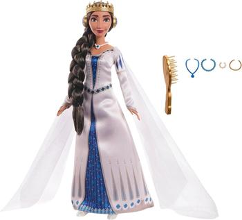 Imagem de Boneca Rainha Amaya Filme Wish Disney Com Acessórios 30Cm