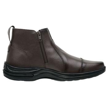 Imagem de Bota Botina Couro Masculina Confort 7030