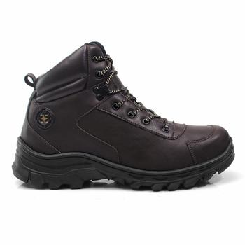 Imagem de Bota Masculina Trakking Hencco Coturno Estilo Adventure Confortavel Leve Kit Com Palmilha