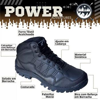 Imagem de Bota Power Sport Mtqueiro 033 Masculino Preto