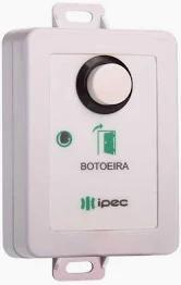 Imagem de Botoeira simples sem fio 433 code learn ipec bot-01/rf