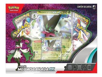 Imagem de Box Cards Pokémon Parceiros De Paldea Meowscarada Ex Copag