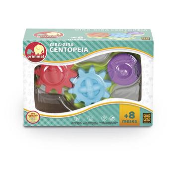 Imagem de Brinquedo Grow Gira-Gira Centopeia Colorida 4 Peças