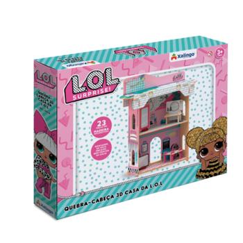 Imagem de Brinquedo Quebra-Cabeça 3D da Casa da LOL Surprise - Xalingo 21810