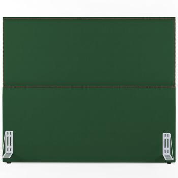 Imagem de Cabeceira Cama Box Casal Queen Com Tachas 160 cm Vicenza L02 Suede Verde Musgo - Lyam Decor