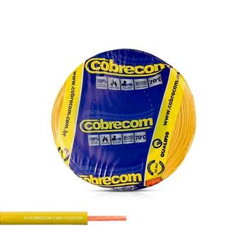 Imagem de Cabo Flexicom 750V - 1,50mm AMARELO - Rolo 100m - Cobrecom 