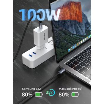 Imagem de Cabo USB C 3.2 20Gbps 4K 60Hz Pd 100w Notebook 1m CableTime