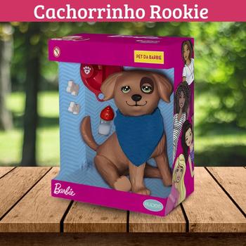 Imagem de Cachorrinho Pet Rookie da Barbie Mattel C/ Acessórios Pupee