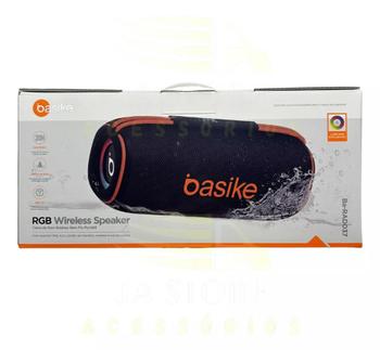 Imagem de Caixa de som Basike ba rad037 60W 6h de som ipx6 e sistema bass bost