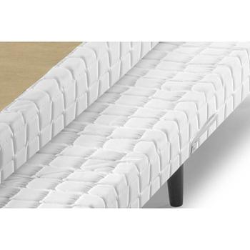 Imagem de Cama Box Base c/Auxiliar Casal Bordado White (138x188x25) - Anjos