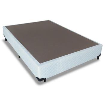 Imagem de Cama Box Base Casal Universal Tecido White (138x188x25) - Probel