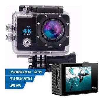 Câmera Filmadora Esportiva Action Pro 4k Ultra Hd Wi-fi - DMK - Filmadora -  Magazine Luiza