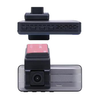 Imagem de Camera Veicular Duo Automotiva Wifi Lente dupla Alta definição Cartao de memoria Visor Gravador Motorista Aplicativo Dash Cam Áudio Segurança