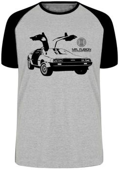 Imagem de Camiseta De volta para o futuro DeLorean Blusa Plus Size extra grande adulto ou infantil