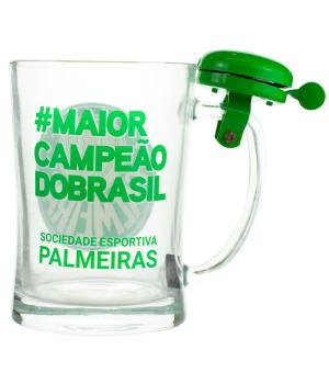 Imagem de Caneca De Chopp Com Campainha Palmeiras Oficial