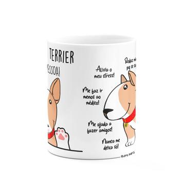 Imagem de Caneca Dog - Meu Bull Terrier, melhor pessoa!  M2- Branca