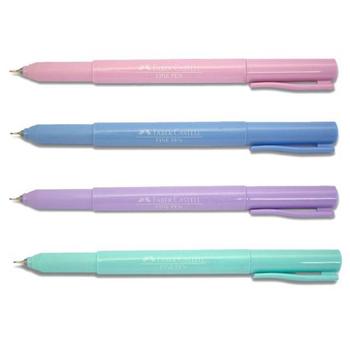 Imagem de Caneta Fine Pen 4 Cores Pastel 0.4 Faber Castell