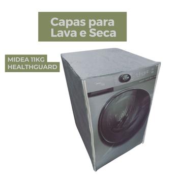 Imagem de Capa lava e seca midea 11kg healthguard transparente flex