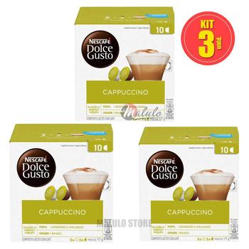 Imagem de Cápsulas Dolce Gusto Cappuccino Kit 3 Caixas