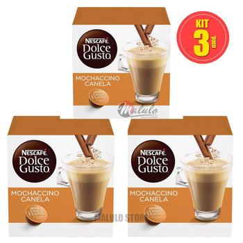 Imagem de Cápsulas Dolce Gusto Mochaccino Com Canela Kit 3 Caixas