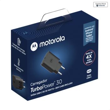 Imagem de Carregador De Parede Motorola Turbo Power 30w Sem Cabo - Moto G41, Edge 30 Neo, Edge 30 Fusion, Edge 30 Pro e Edge 30 Ultra, G23, g73, edge 40