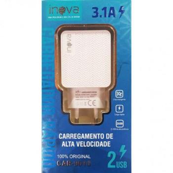 Imagem de Carregador ultra rapido 2 entradas usb ivona 3.1a - INOVA