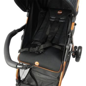 Imagem de CARRINHO DE BEBE LUI PRETO COBRE + BEBE CONFORTO MATERNA PRETO (0 à 15kg) - BURIGOTTO