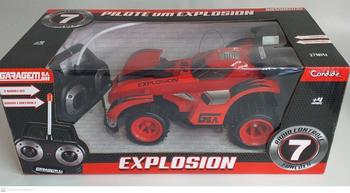 Imagem de Carro Controle Remoto Garagem Explosion Vermelho Candide 